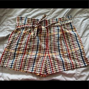 NWT Loft Gingham Shorts XL